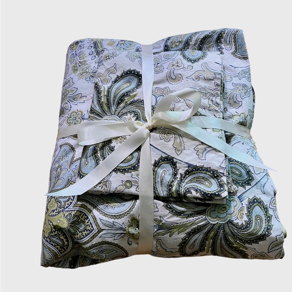 Pottery Barn Bedding Pottery Barn Green Charlie Paisley Organic